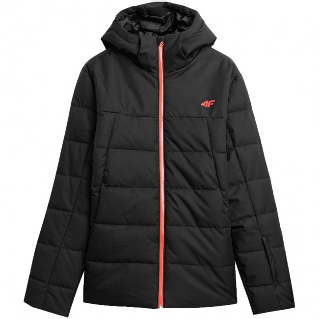 Men's ski jacket 4F M307 deep black 4FAW23TTJAM307 20S Men's ski jacket 4F M307 deep black 4FAW23TTJAM307 20S