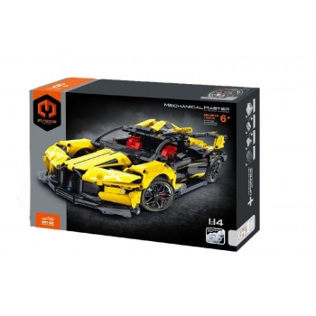 IM.MASTER model 1:14 yellow car 1103 elements 9813
