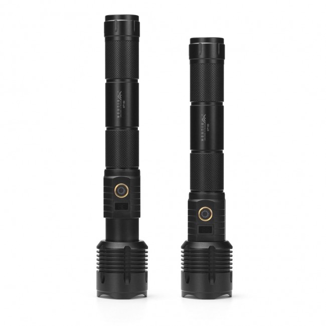 Montis Taktyczna ręczna latarka akumulatorowa LED MT160 Black Hand flashlight Montis Taktyczna ręczna latarka akumulatorowa LED MT160 Black Hand flashlight