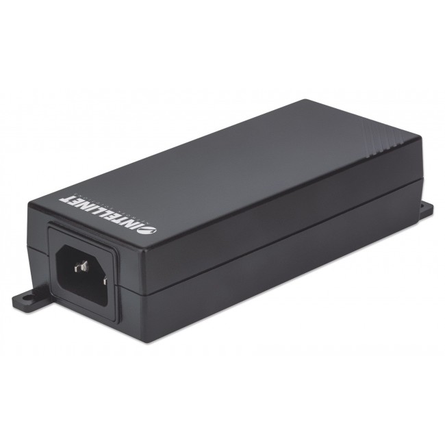 Intellinet Gigabit High-Power PoE+ Injector,1 x 30 W Port, IEEE 802.3at/af Compliant, Plastic Housing