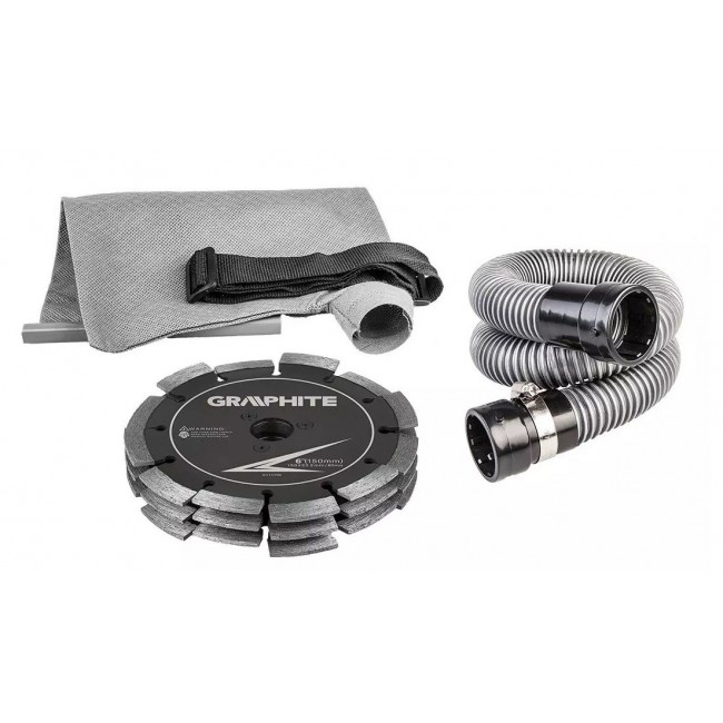 Paving machine 2400W Graphite disc 150mm with case