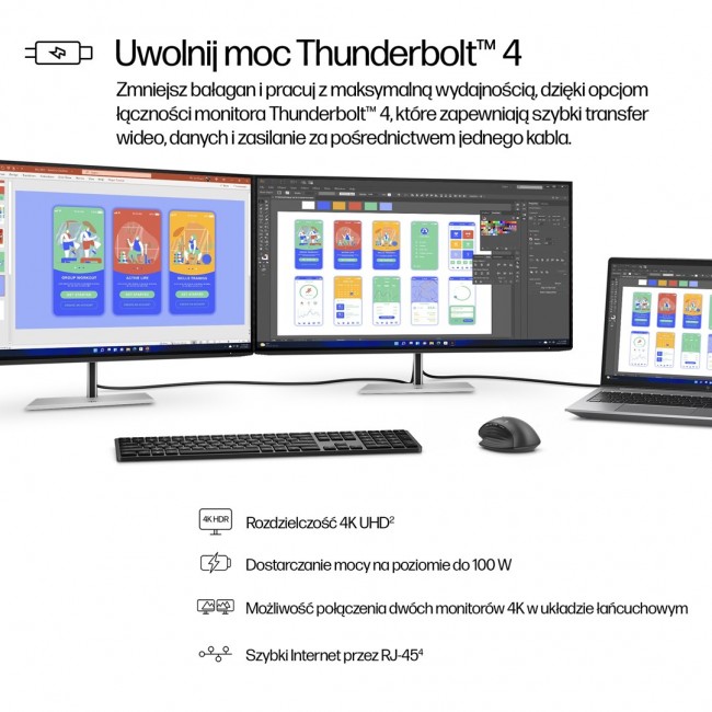 HP Series 7 Pro 31.5 inch 4K Thunderbolt 4 Monitor - 732pk