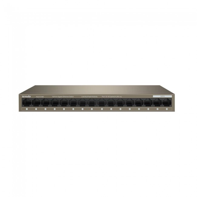 Tenda TEG1016M network switch Unmanaged Gigabit Ethernet (10/100/1000) Tenda TEG1016M network switch Unmanaged Gigabit Ethernet (10/100/1000)