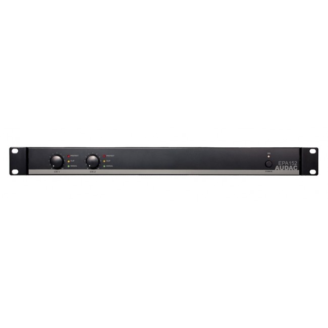 AUDAC EPA152 audio amplifier 2.0 channels Black