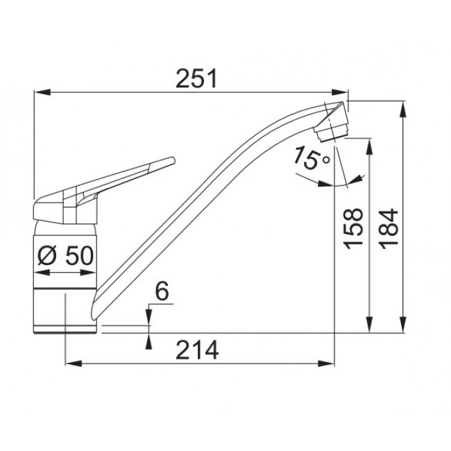FRANKE Novara Plus Mixer rotating