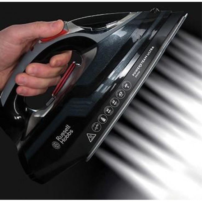 Russell Hobbs 20630-56 iron Dry & Steam iron Ceramic soleplate 3100 W Black, Grey
