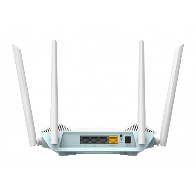 D-Link EAGLE PRO AI AX1500 Smart Router wireless router Gigabit Ethernet Dual-band (2.4 GHz / 5 GHz) White