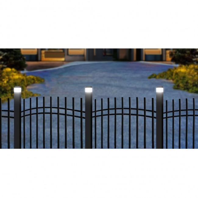 GreenBlue GB128 LED Fence Post Solar Lamp 100*100 with Dusk Sensor GreenBlue GB128 LED Fence Post Solar Lamp 100*100 with Dusk Sensor