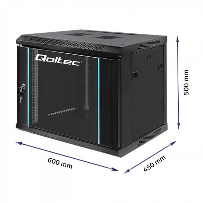 Qoltec - rack - 9U