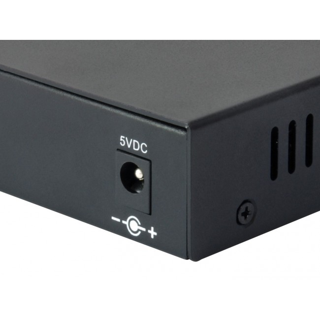 LevelOne GVT-0500 network media converter 10000 Mbit/s Black
