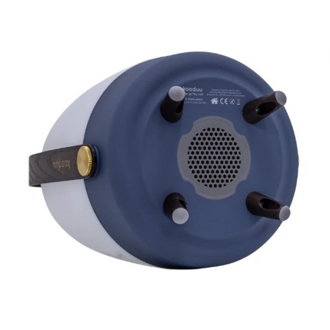 Kooduu Lite-up PLAY Mini Mono portable speaker Blue, White, Wood 8 W