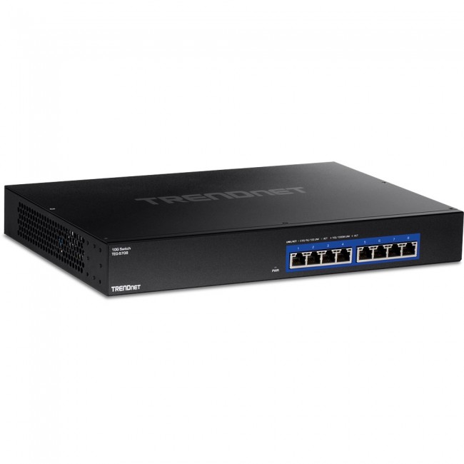 Trendnet TEG-S708 network switch Black Trendnet TEG-S708 network switch Black