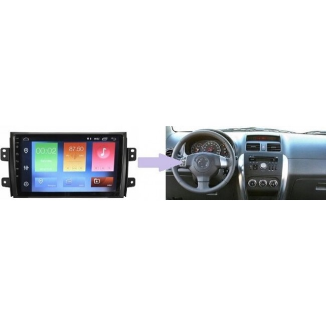 RADIO NAVIGATION SUZUKI SX4 FIAT SEDICI 2006-2013 RADIO NAVIGATION SUZUKI SX4 FIAT SEDICI 2006-2013