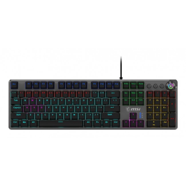 Gaming keyboard black US/FORGE GK310 RED MSI