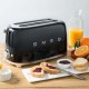 Smeg 50's Style Toaster TSF02BLEU Black Smeg 50's Style Toaster TSF02BLEU Black