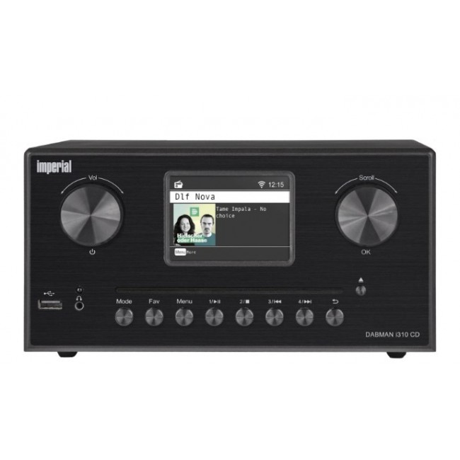 REHAU IMPERIAL DABMAN i310 CD Home audio micro system Black REHAU IMPERIAL DABMAN i310 CD Home audio micro system Black