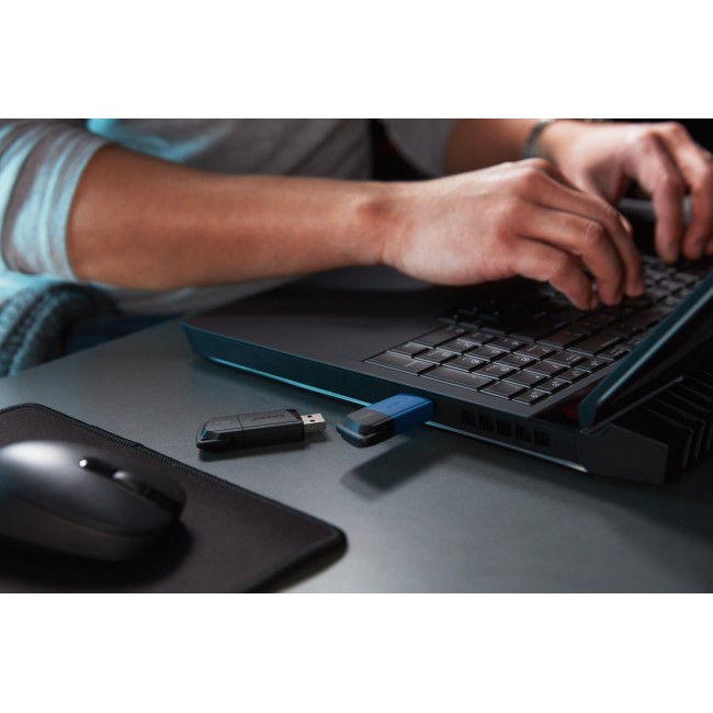 Kingston Technology DataTraveler 64GB USB3.2 Gen 1 Exodia M (Black + Blue) - 2 Pieces Kingston Technology DataTraveler 64GB USB3.2 Gen 1 Exodia M (Black + Blue) - 2 Pieces