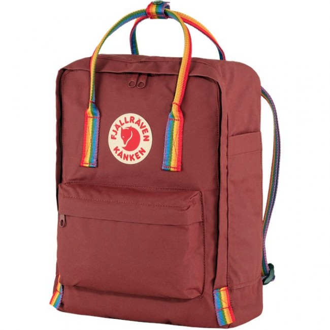 Fj llr ven Kanken Rainbow backpack Casual backpack Bordeaux Vinylon