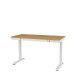 Activejet desk with electric height adjustment 140x70 ET119W-C white/oak