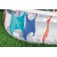 Bestway Inflatable Elliptic Family Pool 2.29m x 1.52m x 51cm - blue