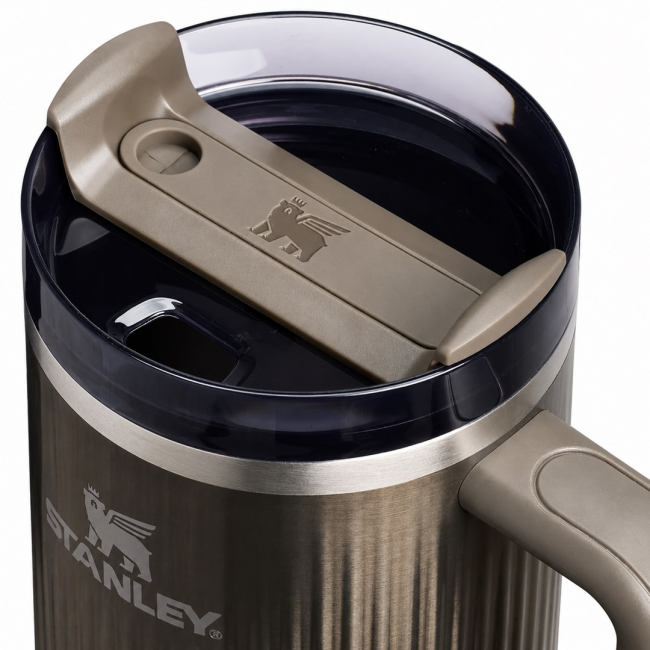 STANLEY thermal cup Quencher H2.O Fluted 1.18L GunMetal Shine