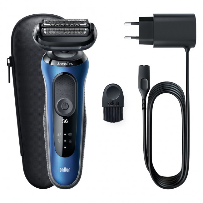 Braun Series 6 61-B1000s Foil shaver Black, Blue Braun Series 6 61-B1000s Foil shaver Black, Blue