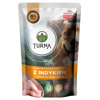 TURNA with turkey wet dog food 500g