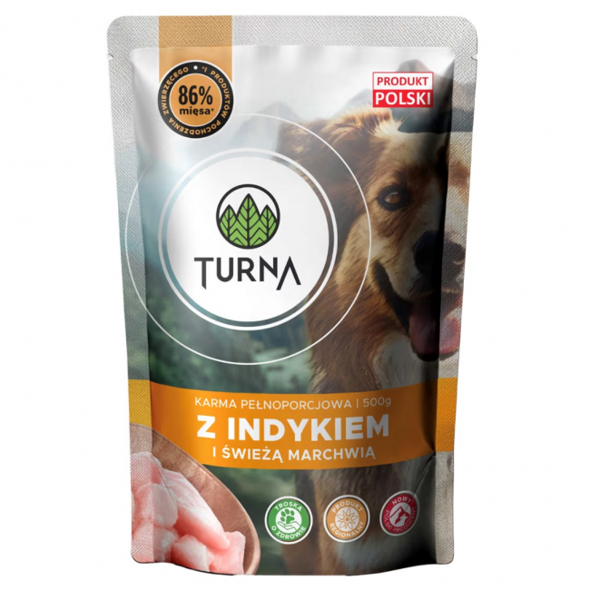 TURNA with turkey wet dog food 500g