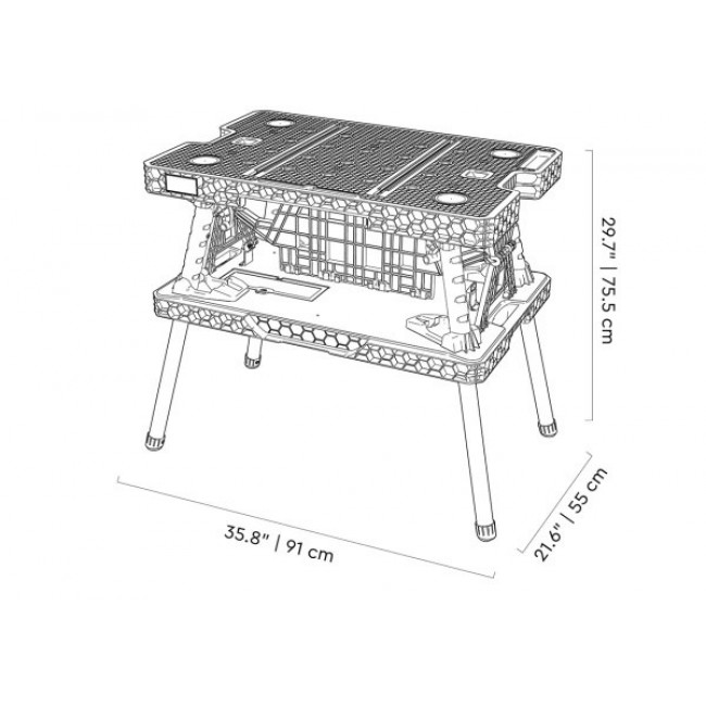 Keter 271269 Portable workbench