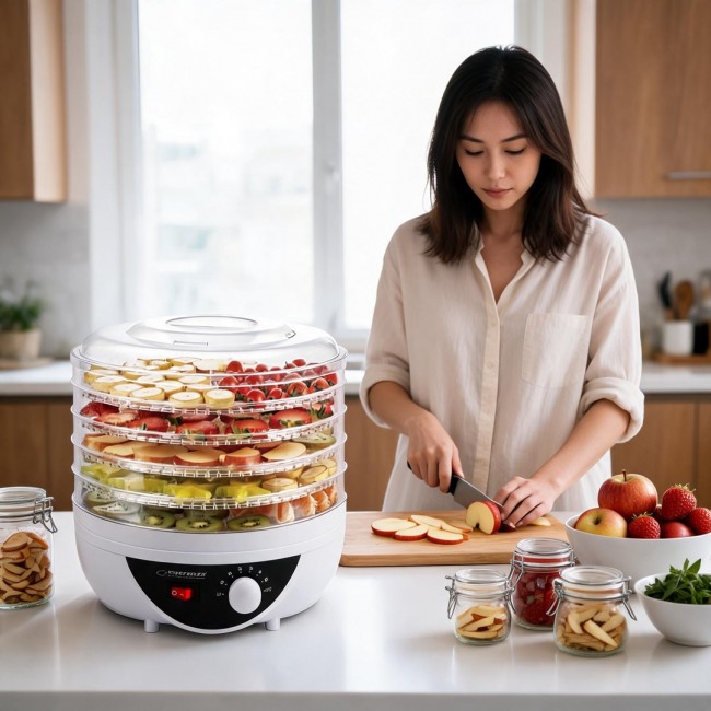 Esperanza EKD002 food dehydrator Black,Transparent,White 250 W