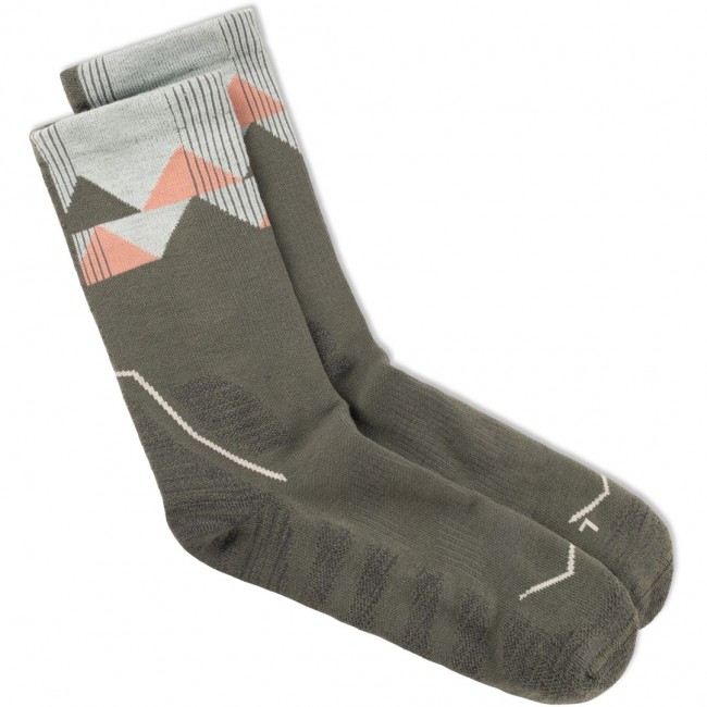 BUFF THERMONET Crew Socks TC, Olive L