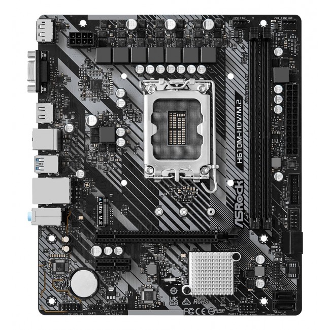 Asrock H610M-HDV/M.2 R2.0 Intel H610 LGA 1700 micro ATX