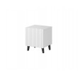 PAFOS bedside table 2 pcs. 45x40x51 cm white matt PAFOS bedside table 2 pcs. 45x40x51 cm white matt