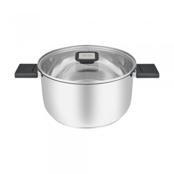Resto Kitchenware Anser 4.4 L Round Black, Stainless steel