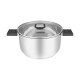 Resto Kitchenware Anser 4.4 L Round Black, Stainless steel