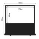 Maclean MC-212 Portable Projection Screen, Compact, Floor, 80 Maclean MC-212 Portable Projection Screen, Compact, Floor, 80