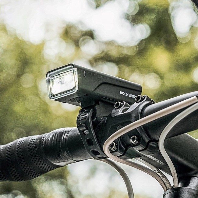 Rockbros Bike light + USB-C - USB-A cable 260 lm Black Rockbros Bike light + USB-C - USB-A cable 260 lm Black