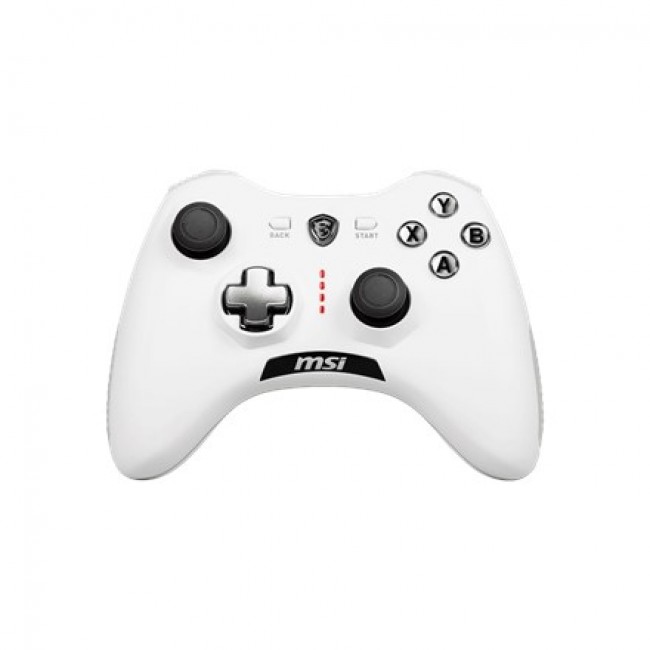 MSI FORCE GC20 V2 WHITE Gaming Controller 'PC and Android ready, Wired, adjustable D-Pad cover, Dual vibration motors, Ergonomic design, detachable cables' MSI FORCE GC20 V2 WHITE Gaming Controller 'PC and Android ready, Wired, adjustable D-Pad cover, Dual vibration motors, Ergonomic design, detachable cables'