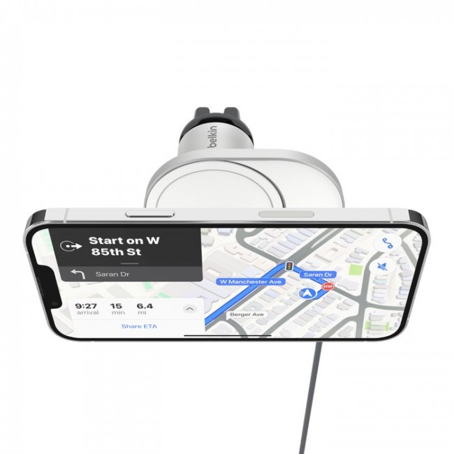 Belkin BoostCharge Pro Smartphone Silver, White USB Wireless charging Fast charging Auto Belkin BoostCharge Pro Smartphone Silver, White USB Wireless charging Fast charging Auto