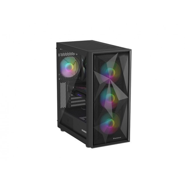 HOUSING GENESIS DIAXID 605 ARGB MIDI TOWER WITH USB-C WINDOW BLACK HOUSING GENESIS DIAXID 605 ARGB MIDI TOWER WITH USB-C WINDOW BLACK