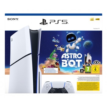 Sony PlayStation 5 Slim Disc- Astro Bot Bundle 1TB Console White