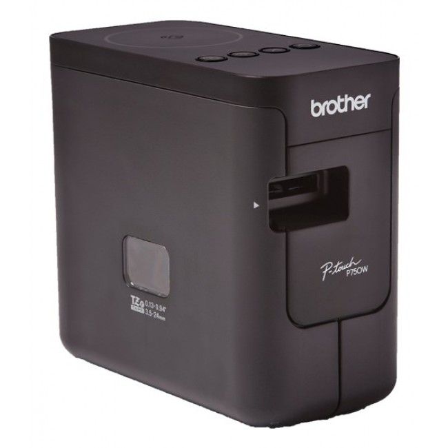 Brother PT-P750W label printer 180 x 180 DPI 30 mm/sec Wired & Wireless HSE/TZe Wi-Fi