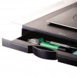 Fellowes Computer Monitor Stand with 5 Height Adjustments - Office Suites Monitor Riser with Storage Tray - Ergonomic Adjustable Monitor Stand for Computers - Max Weight 36KG/Max Size 28