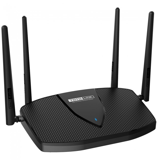 TOTOLINK X5000R AX1800 WIRELESS DUAL BAND GIGABIT ROUTER vlan wireless router Gigabit Ethernet Dual-band (2.4 GHz / 5 GHz) Black