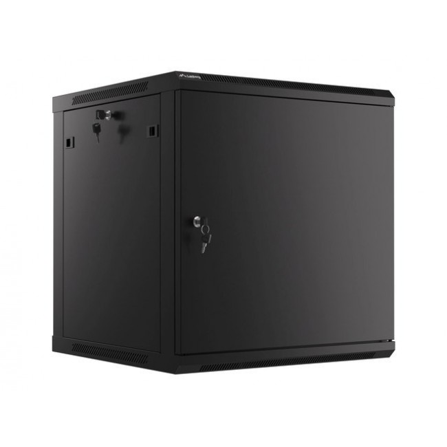 Lanberg WF01-6612-00B rack cabinet 12U Wall mounted rack Black