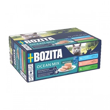 BOZITA Mousse Mix Ocean - wet cat food - 12x85g
