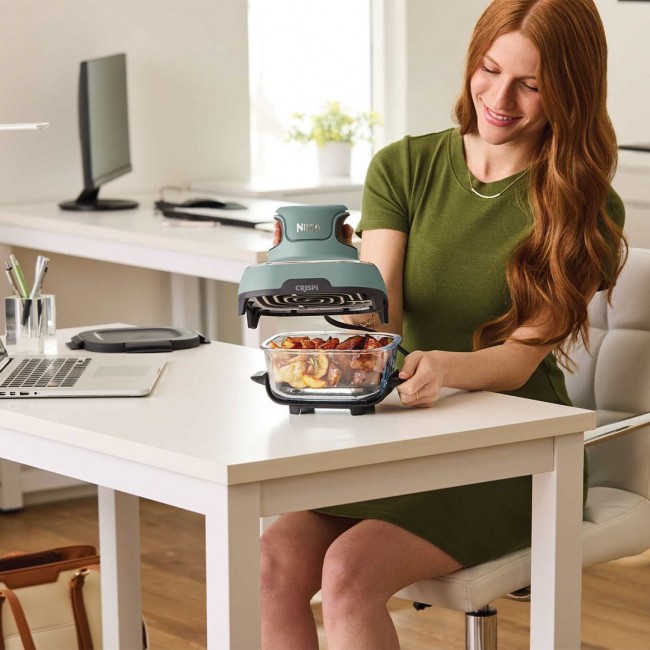 Ninja CRISPi Single 3.8 L 1700 W Hot air fryer Green, Grey, Transparent Ninja CRISPi Single 3.8 L 1700 W Hot air fryer Green, Grey, Transparent