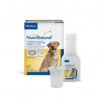 VIRBAC Nutribound Convalescence - supplements for dogs - 3x150ml