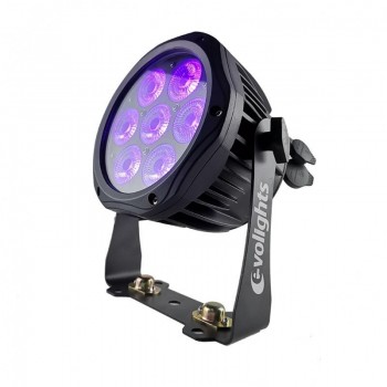 Lighting EVOLIGHTS GLACIER 7 LED PAR 7x10W RGBWA-U