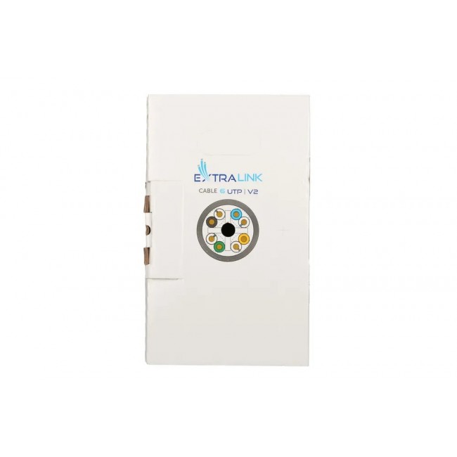 Extralink Twisted pair CAT6 UTP (U/UTP) V2 Indoor 305M